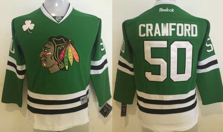Youth Chicago Blackhawks #50 Corey Crawford Green Stitched Hockey Jersey,We sell and wholesale Youth Chicago Blackhawks #50 Corey Crawford Green Stitched Hockey Jersey on line form chian!